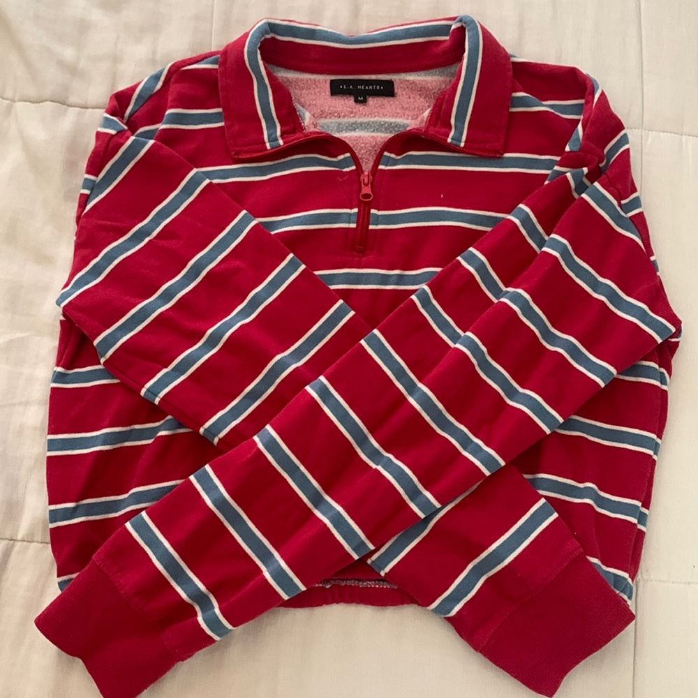 L.A hearts cropped sweater